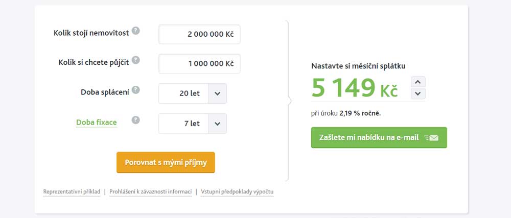 Hypoteční banka kalkulačka splátek online